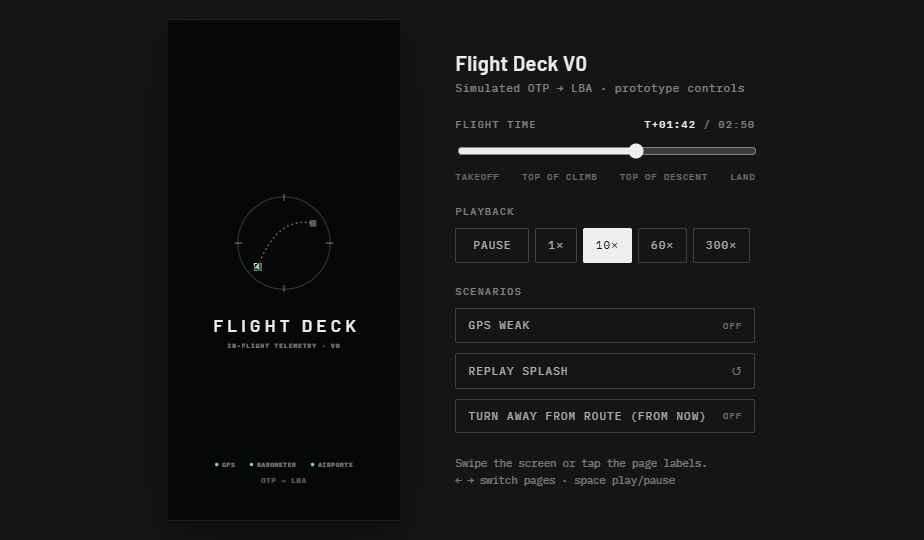 Later Claude Design splash reference with route-dial mark and browser prototype playback controls